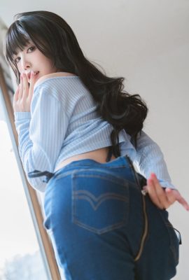 Anime blogger Shui Miao aqua – jeans (23P)