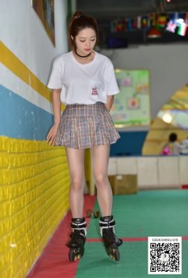 (Dasheng Model Photography) No.096 Lili Roller Skating Girl (39P)