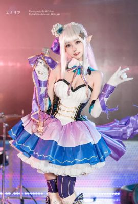 Emilia from scratch idol singer cos Momoko Aoi (12P)