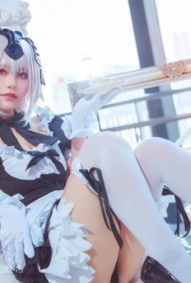 FGO Black Joan of Arc Maid @芊芊香w (Photography: Kosaka Junww) (Kugou Mushroom·Firefly Animation Music Carnival) (12P)