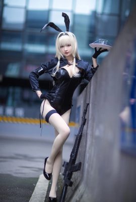 (Online collection series) Welfare Ji Nangong “Girls Frontline VS Pink Bunny Girl” VIP Welfare Post (23P)