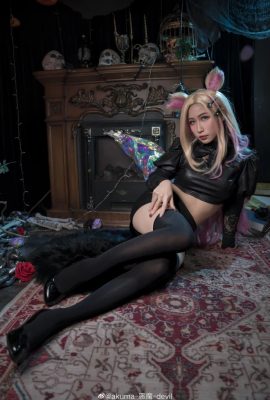 League of Legends K/DA Ahri@akuma-devil-devil (9P)