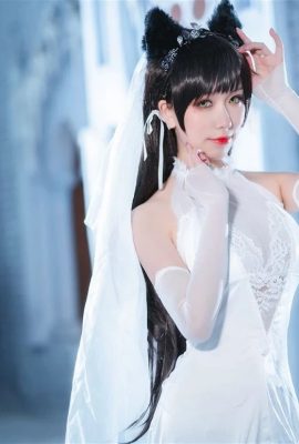 “Azur Lane” Atago wedding dress cos beautiful pictures (CN: -Yibei-) (12P)