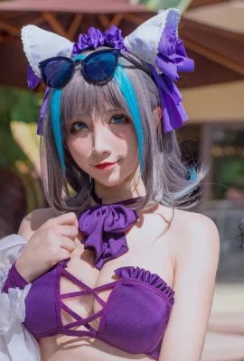 “Azur Lane” Cheshire Water Cosplay (CN: Jiuqu jean-) (10P)