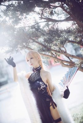 Coser Ii Girl's Frontline Purple Rain Heart