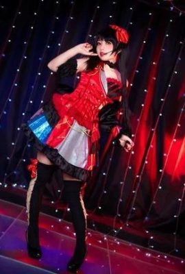 “Date A Live” Tokisaki Kurumi's singing costume Cosplay (CN: Nekota Seinai) (8P)