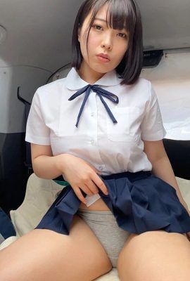 (GIF) Ohara Amu Sweating in a small car under the hot summer sun (21P)