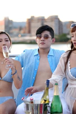 (ステーシー) Sex party on a luxury yacht (15P)