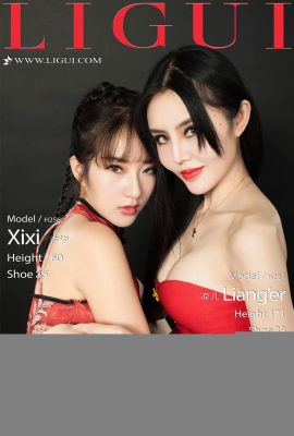 (Ligui Online Beauty Series) 2020.09.30 “Twin Flowers-Jiayue Qinxianglian” Xixi & Liang'er (86P)