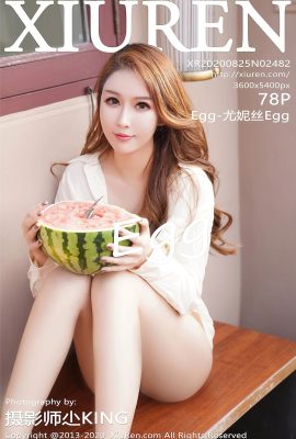 (Xiuren Show Network Series) 2020.08.25 Vol.2482 Egg-Eunice Egg full version without watermark photo (79P)