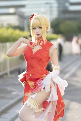 Fate/Grand Order Nero Claudius Fan Cheongsam@Fengjiangjiangv (9P)