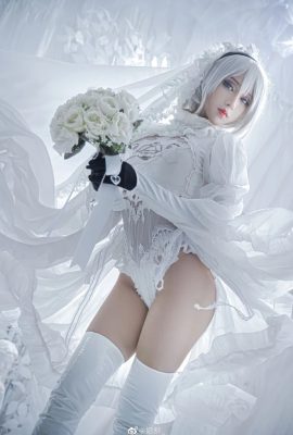 NieR: Automata 2b Fan Hua Marry @ Milk Lion_ (9P)