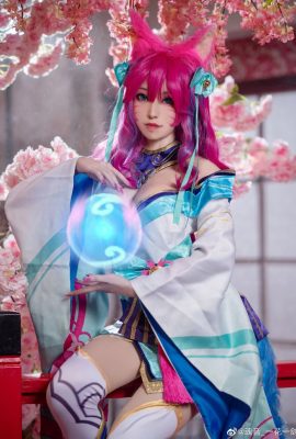 League of Legends Ahri Soul Lotus@Soul Sound_One Flower and One Sword (9P)