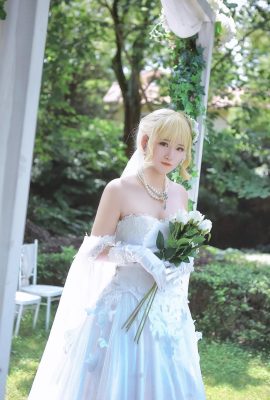 Xia Ningning-FATE GRAND ORDER COS Yujie SABER's wedding