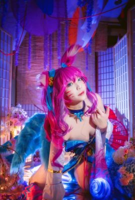 League of Legends Ahri Soul Lotus@Ah Pang likes to eat eat eat wave wave wave (9P)