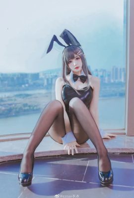 The young pig-headed boy will not dream about bunny girl senior Mai Sakurajima @coser Yiyi (9P)