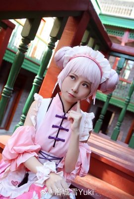 Glory of the King Xiao Qiao Chinese style maid outfit fan @Luo Chengxue Yuki (9P)