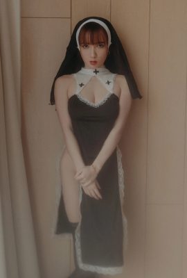 (Vanessa) Transformed into a sexy nun, white and tender breasts are liberated (38P)