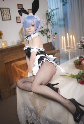 (Online Collection Series) Welfare Princess Sakurai Nene’s “Rem Bunny Girl” VIP Welfare Post (35P)