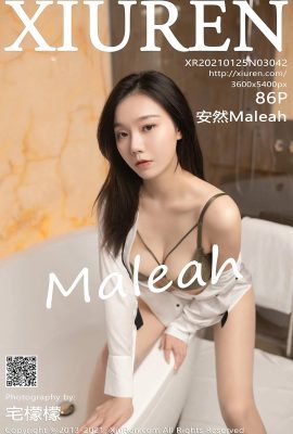 (Xiuren Showman Series) 2021.01.25 No.3042 An Ran Maleah full version without watermark photo (87P)