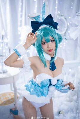 Hatsune Miku Bunny Girl.Ver White Rabbit MIKU @MAY Trapped in Poverty (9P)