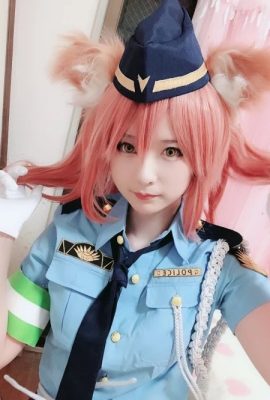 Misa Gaku FGO Tamamo Gozen Policewoman Cosplay (9P)