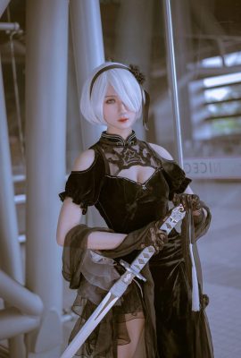 NieR: Mechanical Era 2B @Yiziki-Yi Yuezi (Photography: @久久 Vacation) (9P)