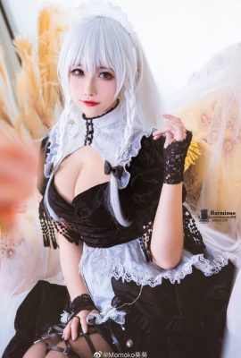 Azur Lane Hermione cos Ideal Perfect Maid Momoko Aoi (9P)