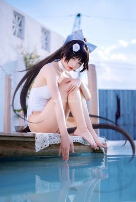 Azur Lane Beach Rhapsody Kaohsiung swimsuit cos cn big curly crotch? (9P)