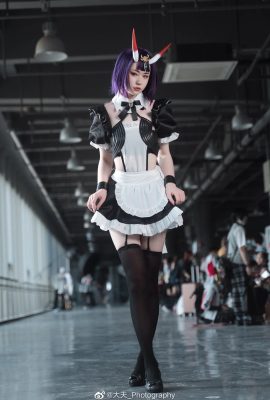 FGO Shuten Douji Fan Maid@Want all sugar, remove ice and add crispy pops (Photography: @大夫_Photography) (9P)