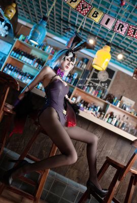 (Big pear of 1.8 meters) Black Jung Bunny Girl (11P)