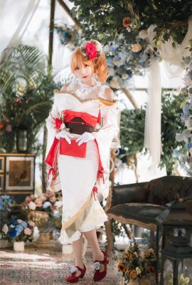 (Online collection series) Welfare Hime Guahi-chan “Richelieu Kimono” VIP Welfare Post (22P)