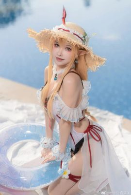 Eternal Tree Summer Solstice Swimsuit cos cn Thousand Cats Bo He (18P)