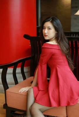 (IESS) Model: Xiaobao “Goddess in Red Dress” (77P)