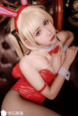 Rabbit Play Movie Cosplay Bunny Girl Red and Black