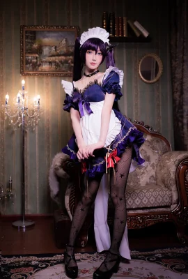 Abao is also a bunny girl Cosplay Mona Maid