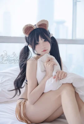 Take a bite of rabbit girl ovo #sticky dumpling rabbit – bear pajamas (43P)