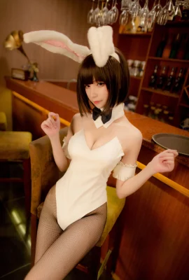 Pinyin – Kato Megumi White Bunny Girl (9P)