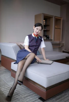 Tang Anqi – Air China stewardess original version 89P