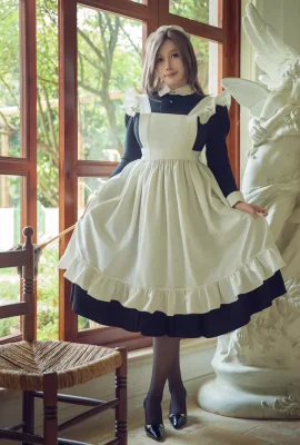 Popular Coser Don’t Stupid Cat OL Head Boss Theme Sexy OL Uniform Exposed White Underwear with Ultra Thin Black Silk Showing eous Body Sexy Photo 91P-02